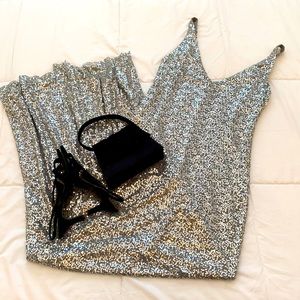 Ralph Lauren Sequin Full Length Dress